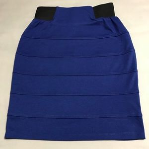 Dark blue mini skirt